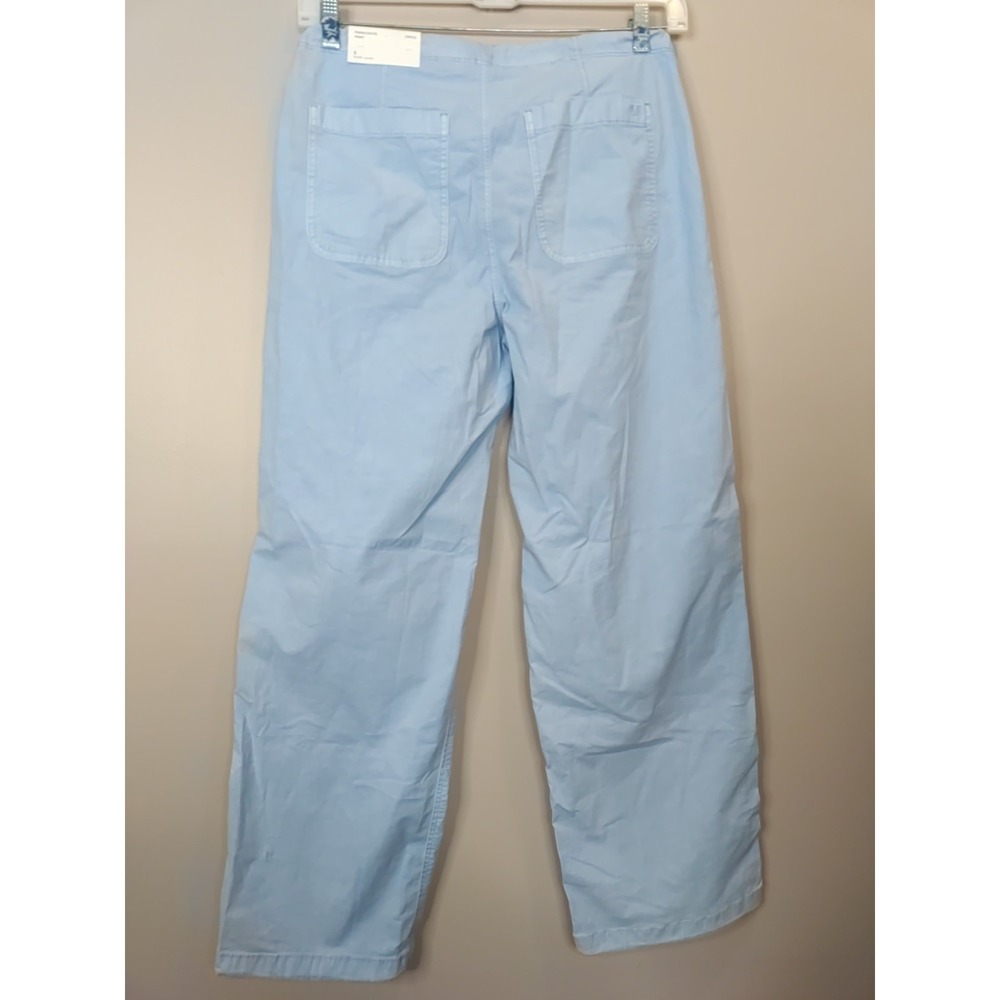 American Eagle Women Light Blue Wash Stretch Parachute Lightweight Pants Size S - Picture 4 of 7